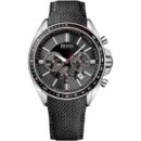 Hugo Boss Men's Watch Chronograph Black Driver Fabric Leather - HB1513087